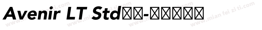 Avenir LT Std字体字体转换